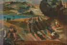 Пейзаж, Махинджаури. 1938, холст, масло, 47×40