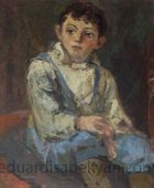 Портрет Арика, этюд. 1943, холст, масло, 65×55, частная коллекция