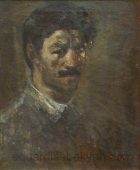 Self-Portrait. 1943, Oil on Canvas, 51×42, Eduard Isabekyan Gallery