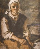 Портрет матери. 1943, холст, масло, 88×71, Национальная галерея Армении