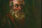 Old Man Abraham from Bjni. 1944, Oil on Canvas, 53.5×54, National Gallery of Armenia