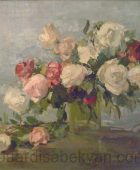 Roses. 1944, Oil on Canvas, 43×50, Private Property