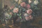 Розы. 1944, холст, масло, 51×43, частная коллекция