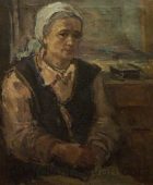Մորս դիմանկարը. 1946, կտավ, յուղաներկ, 66×57, Էդուարդ Իսաբեկյան Ցուցասրահ