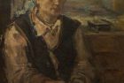 Портрет матери. 1946, холст, масло, 66×57, Галерея Эдуард Исабекян