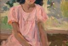 Girl’s Portrait. 1948, Oil on Canvas, 80×60, Eduard Isabekyan Gallery