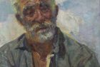 Old Man from Martouni. 1957, Oil on Canvas, 50×45, Eduard Isabekyan Gallery