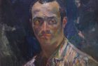 Հենրիկ Սիրավյանի դիմանկարը․ 1957, կտավ, յուղաներկ, 41×54, Էդուարդ Իսաբեկյան Ցուցասրահ