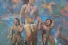 Цовинар. 1982, холст, масло, 140×150, Галерея Эдуард Исабекян
