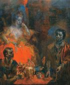 Артавазд и Клеопатра. 1983, холст, масло, 150×140, Национальная галерея Армении