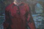 Ինքնադիմանկար. 1984, կտավ, յուղաներկ, 106×75, Էդուարդ Իսաբեկյան Ցուցասրահ