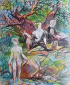 In the Nature. 1993, Paper, Pastel, 55×40, Family Property