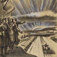  Illustration. 1940, Paper, Mixed Media, 20.4×14.2, National Gallery of Armenia