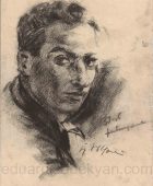 Мкртыч Камалян, 1939, бумага, карандаш, 22×15.5, собственность семьи