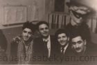 1949 In the Institute. Eduard Isabekyan, Vaghinak Aslanyan, Anatoly Papyan, Henrik Hakhverdyan