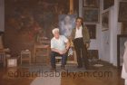 1986. In the Studio. Eduard Isabekyan, Edman Ayvazyan