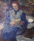 Портрет матери. 1944, холст, масло, 58×48, частная коллекция