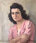 Портрет Армик. 1948, холст, масло, 70×60, частная коллекция