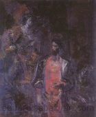 Артавазд и Клеопатра. 1980, холст, масло, 58×48