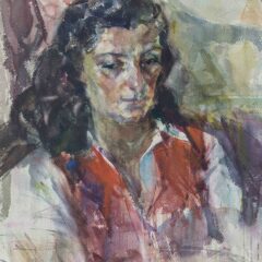 Ռումին նկարչուհի Ռուցի Թամադյան, 1958