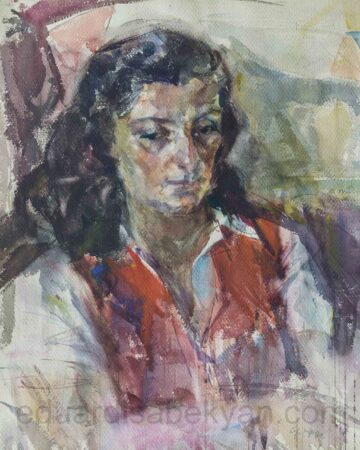 Ռումին նկարչուհի Ռուցի Թամադյան, 1958